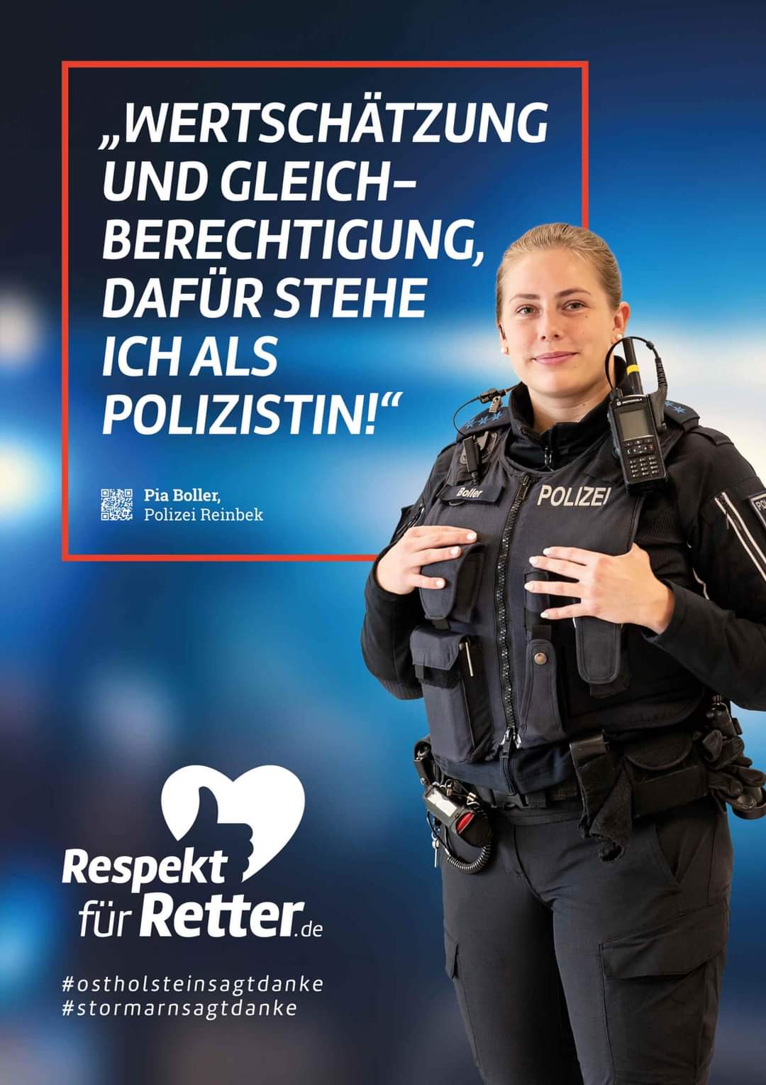 Respekt für Retter!